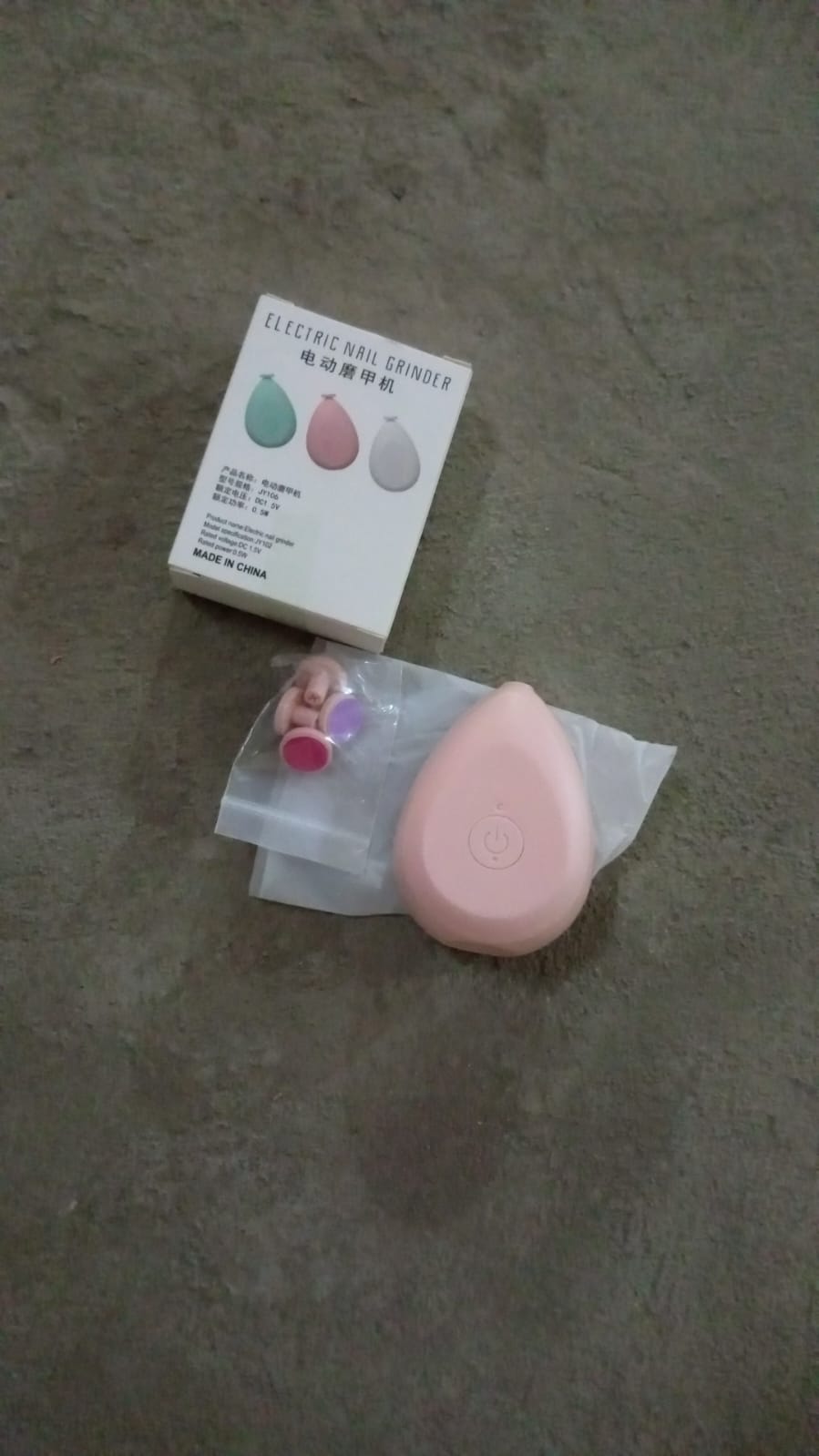 Baby Electric Nails Grinder Kits Safe (1 Pc / Mix Color / with 4 Grinding Heads) Baby Electric Nails Grinder Kits Safe (1 Pc / Mix Color / with 4 Grinding Heads)